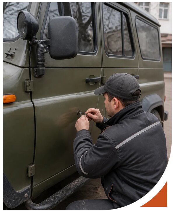 Профессиональное вскрытие автомобиля УАЗ без повреждений в Нижневартовске